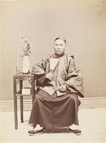 WILLIAM PRYOR FLOYD (1834-circa 1900) Two photographs from his successful Hong Kong studio, one a portrait of a water coolie, the other